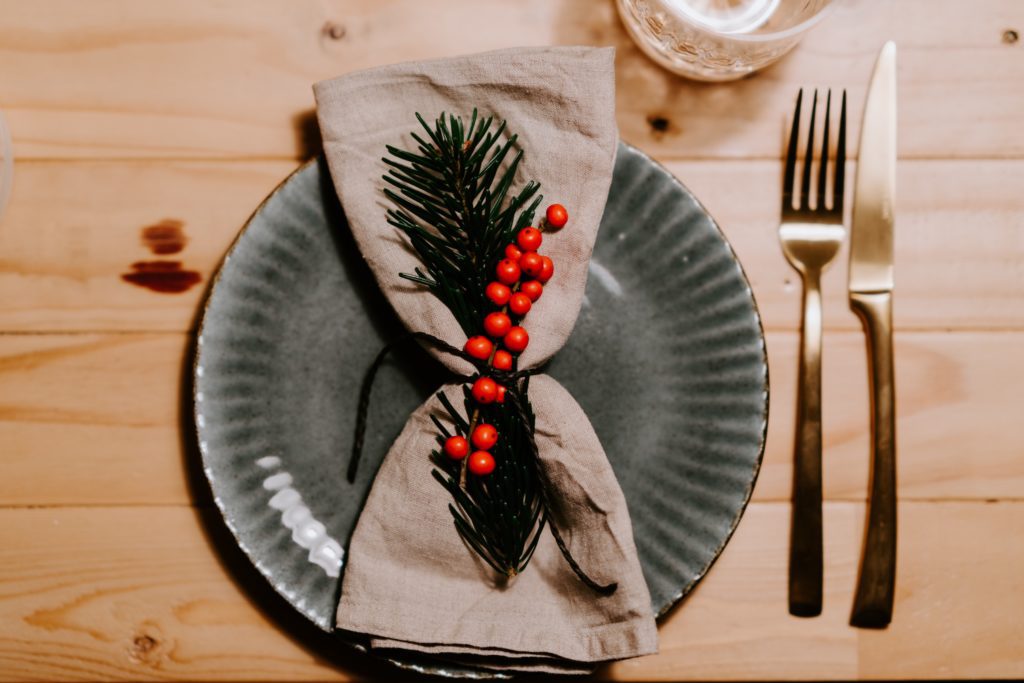 table de Noël